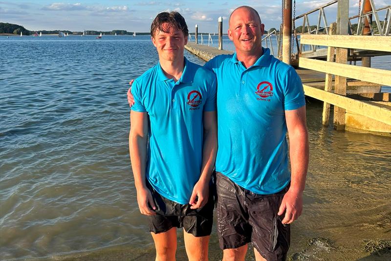 Eddie and Neil Reid, overall winners - Javelin European Championship at Rutland - photo © Senna Kerssemakers