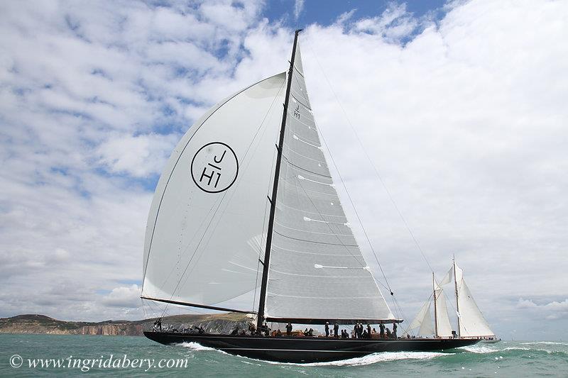 Day 3 of the RYS Bicentenary International Regatta photo copyright Ingrid Abery / www.ingridabery.com taken at Royal Yacht Squadron and featuring the J Class class