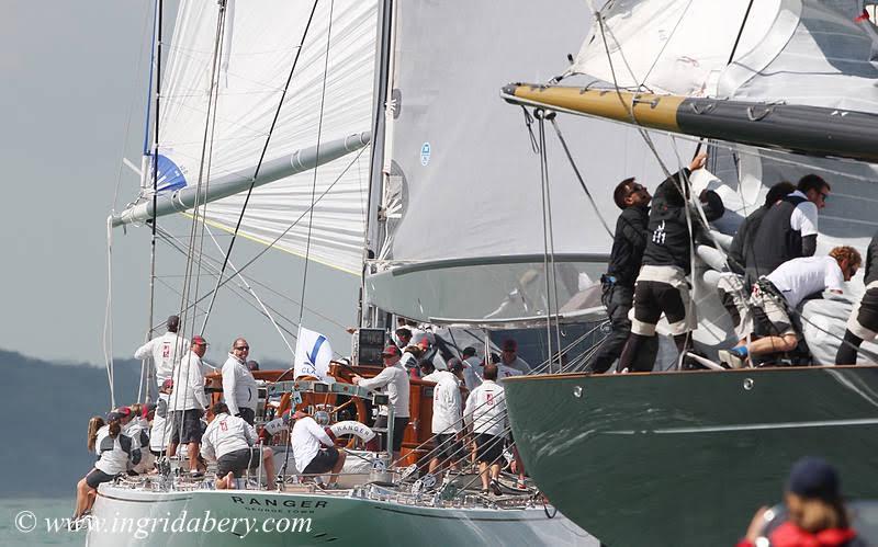 Day 5 of the RYS Bicentenary International Regatta photo copyright Ingrid Abery / www.ingridabery.com taken at Royal Yacht Squadron and featuring the J Class class