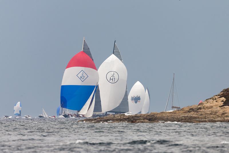 Les Voiles de St Tropez day 6 photo copyright Gilles Martin-Raget / www.martin-raget.com taken at Société Nautique de Saint-Tropez and featuring the J Class class