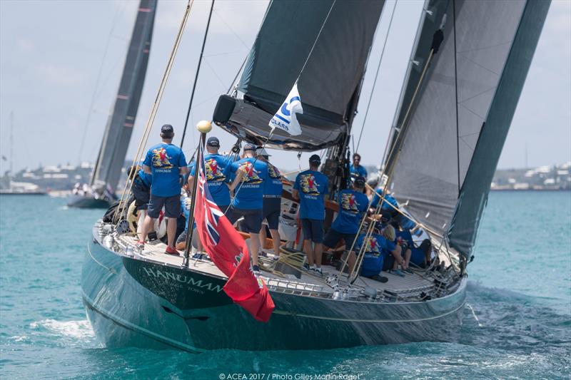 J Class Exhibition Race ahead of the 35th America's Cup Match photo copyright ACEA 2017 / Gilles Martin-Raget taken at  and featuring the J Class class