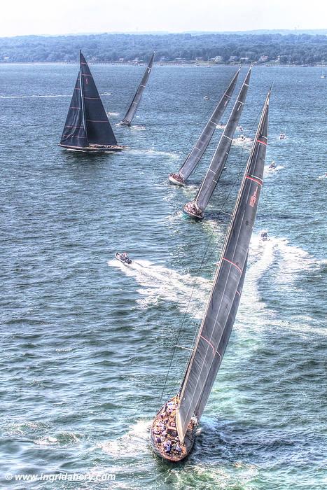 J Class World Championship at Newport, Rhode Island day 1 photo copyright Ingrid Abery / www.ingridabery.com taken at New York Yacht Club and featuring the J Class class