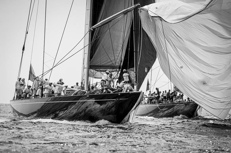Topaz on the 2019 Superyacht Cup Palma final day photo copyright Sailing Energy taken at Real Club Náutico de Palma and featuring the J Class class