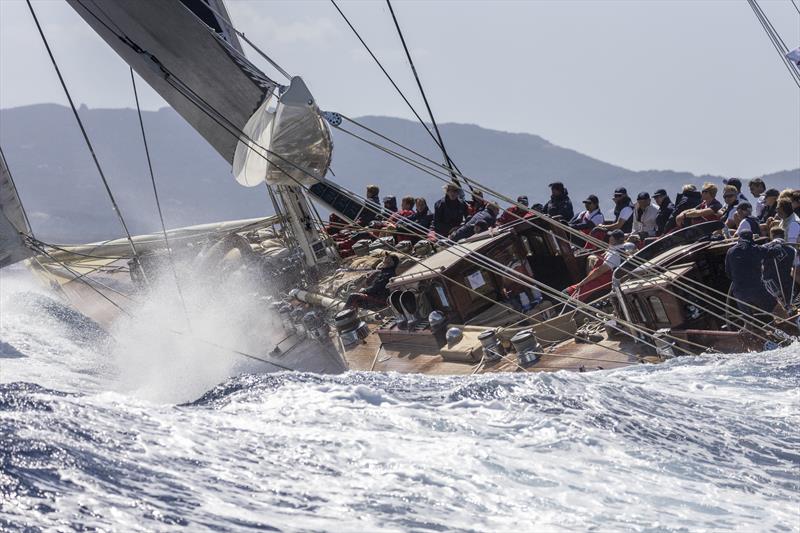 Cast of thousands on board Ronald de Waal's magnificent J Velsheda on Maxi Yacht Rolex Cup day 5 - photo © Studio Borlenghi / International Maxi Association