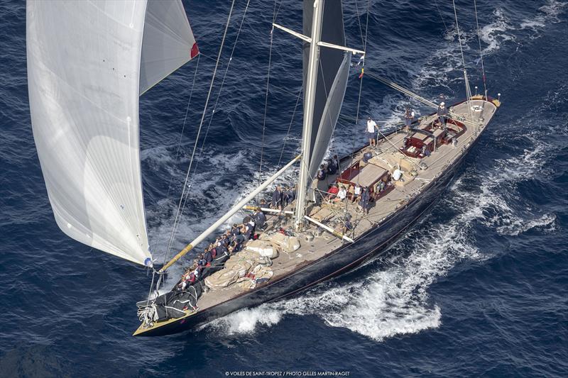 Les Voiles de Saint-Tropez 2019 photo copyright Gilles Martin-Raget taken at Société Nautique de Saint-Tropez and featuring the J Class class