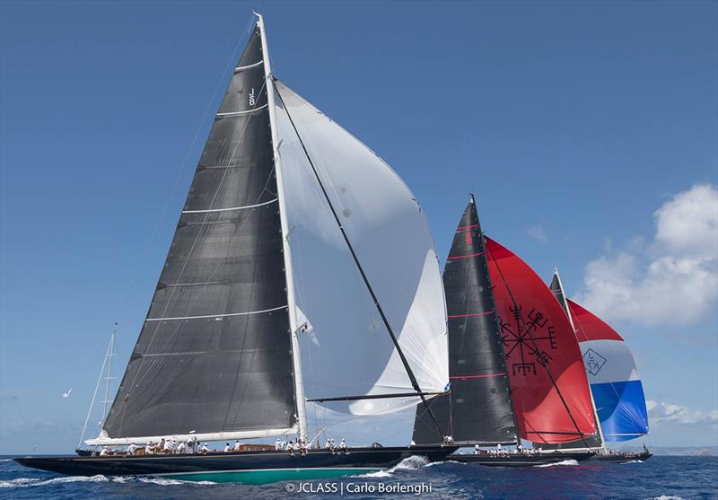 St. Barths Bucket Regatta 2018 - Day 3 photo copyright Carlo Borlenghi taken at  and featuring the J Class class