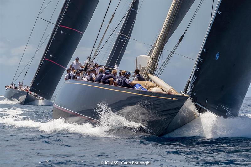 St. Barths Bucket Regatta 2018 - Day 3 photo copyright Carlo Borlenghi taken at  and featuring the J Class class