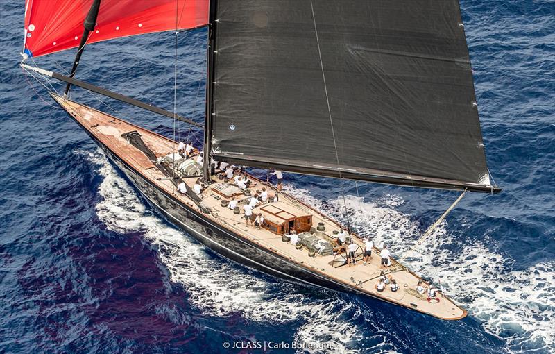 St. Barths Bucket Regatta 2018 Race Day 4 photo copyright Carlo Borlenghi taken at  and featuring the J Class class