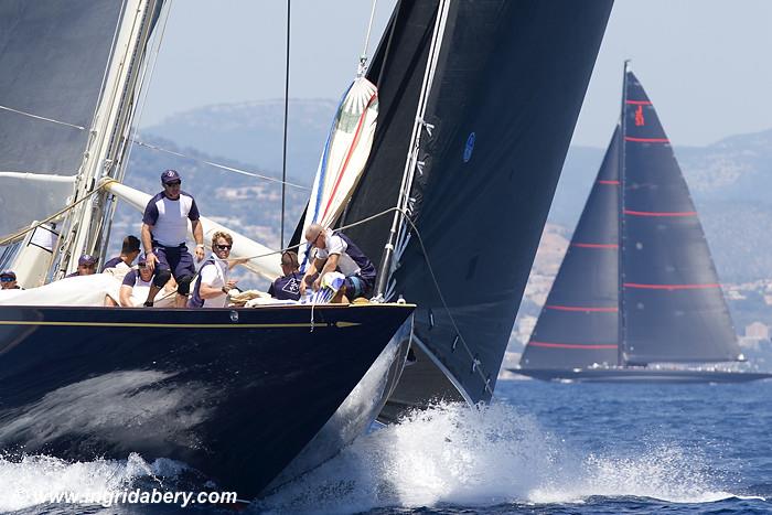 The Superyacht Cup Palma day 2 photo copyright Ingrid Abery / www.ingridabery.com taken at Real Club Náutico de Palma and featuring the J Class class