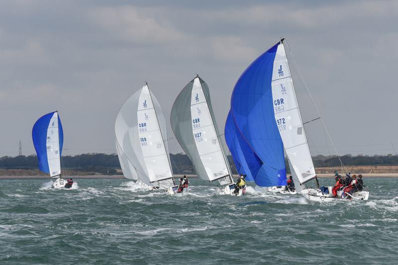 J/70 UK Class Training Event - Landsail Tyres J-Cup photo copyright Tim Wright taken at Royal Southern Yacht Club and featuring the J Class class