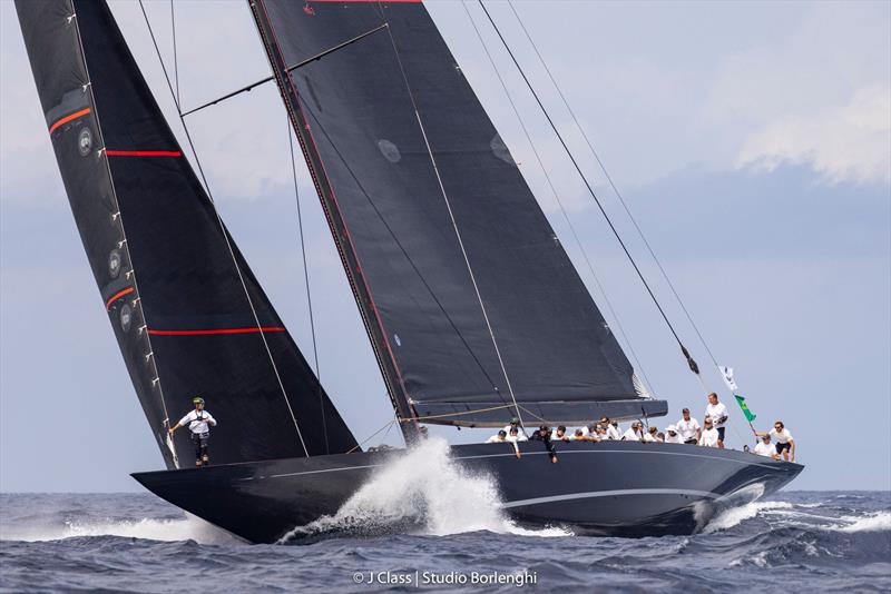 Svea won both J Class races on day 2 at the Maxi Yacht Rolex Cup photo copyright Studio Borlenghii taken at Yacht Club Costa Smeralda and featuring the J Class class