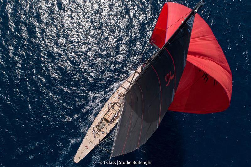 Svea win the J Class at the Maxi Yacht Rolex Cup 2022 photo copyright Studio Borlenghi taken at Yacht Club Costa Smeralda and featuring the J Class class