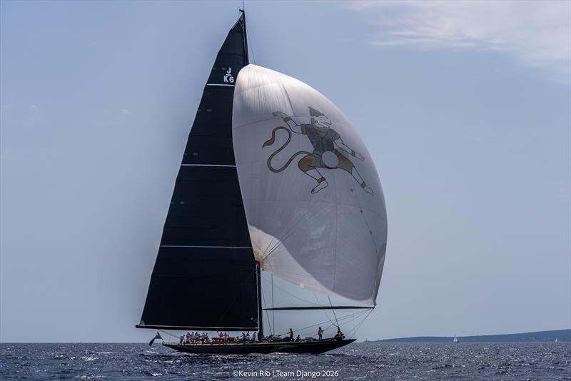 A new chapter for Hanuman with training days in Palma photo copyright Kevin Rio / Team Django 2026 taken at  and featuring the J Class class