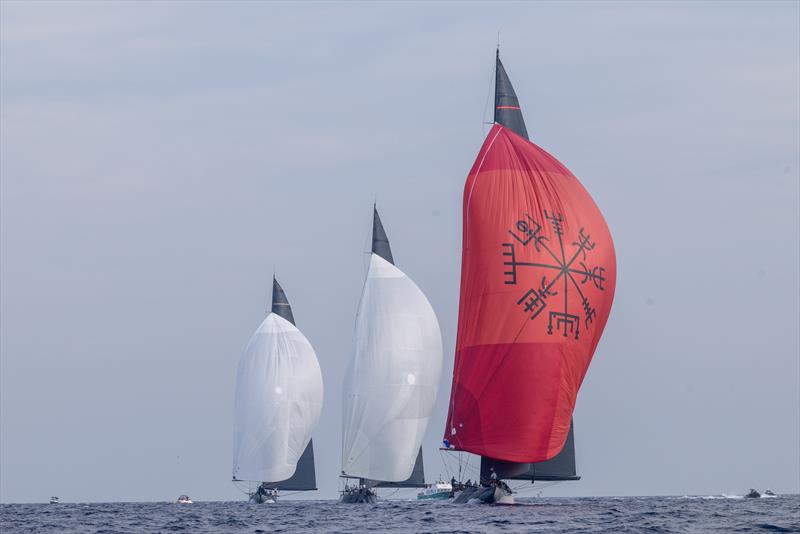 Rainbow, Svea and Hanuman during today's racing at Les Voiles de Saint-Tropez - photo © Gilles Martin Raget
