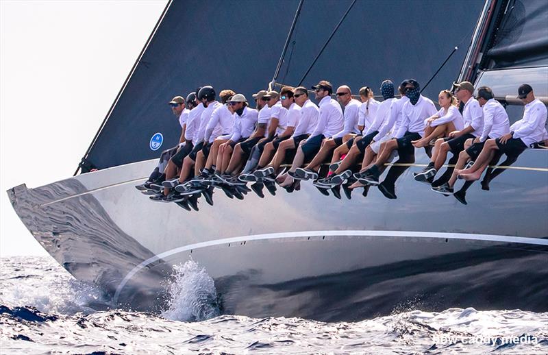 J Class racing on D5 of Les Voiles de Saint Tropez 2026 photo copyright Bow Caddy Media taken at Société Nautique de Saint-Tropez and featuring the J Class class