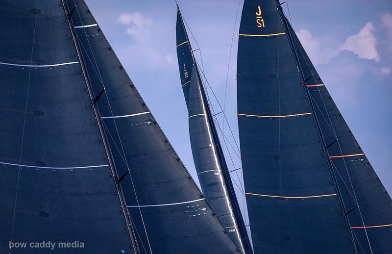 J Class racing on D5 of Les Voiles de Saint Tropez 2026 photo copyright Bow Caddy Media taken at Société Nautique de Saint-Tropez and featuring the J Class class