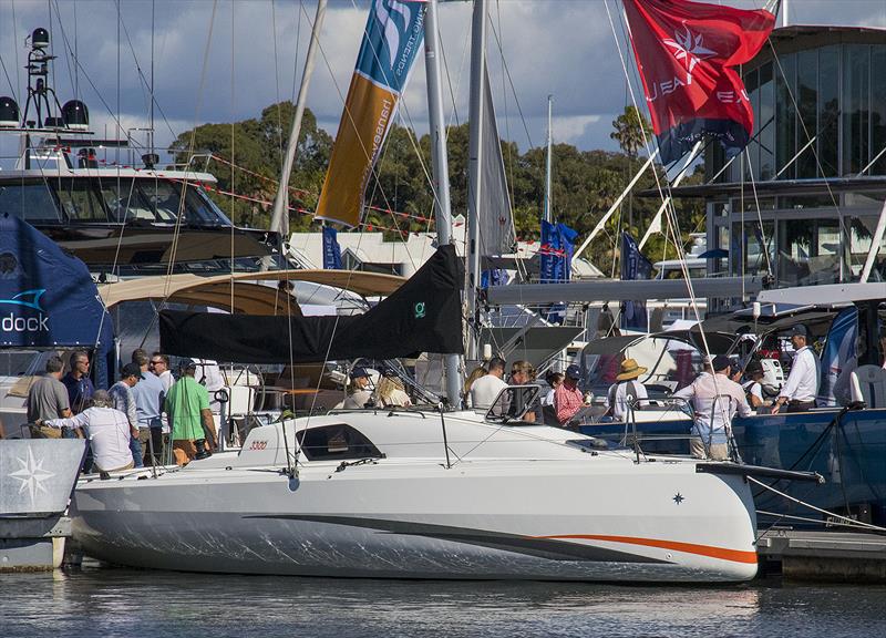 The Jeanneau Sun Fast is impressive, even when static - photo © John Curnow