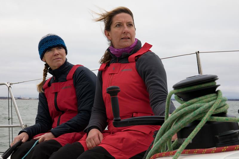 Dee Caffari and Shirley Robertson will be sailing together throughout 2022 in the UK Double Handed Offshore Series - photo © Image courtesy of Tim Butt www.vertigo-films.com