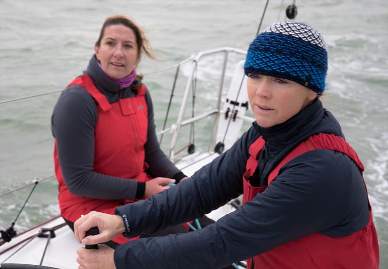 Dee Caffari and Shirley Robertson will be sailing together throughout 2022 in the UK Double Handed Offshore Series photo copyright Tim Butt www.vertigo-films.com taken at Royal Ocean Racing Club and featuring the Jeanneau class