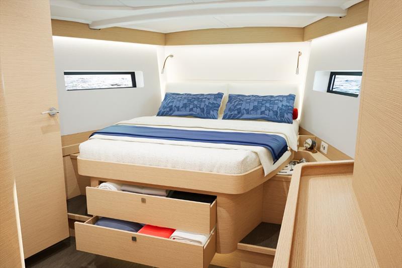 Jeanneau Sun Odyssey 455 - onboard comfort and storage photo copyright Jeanneau taken at  and featuring the Jeanneau class
