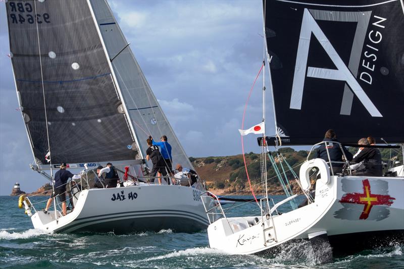 Class 1 - Jai Ho and Kaya II - Carey Olsen Jersey Regatta photo copyright Simon Ropert taken at Royal Channel Islands Yacht Club and featuring the  class