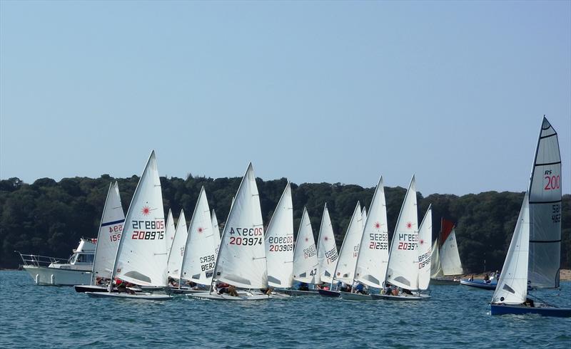 Carey Olsen Jersey Regatta 2020 - fast dinghy start photo copyright Bill Harris taken at Royal Channel Islands Yacht Club and featuring the  class