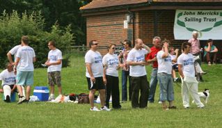 £1,328 raised at The Bugle’s Annual Charity Cricket Tournament, in aid of the John Merricks Sailing Trust photo copyright Ian Finlay taken at  and featuring the JMST class