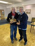 Chris Swallow, winner of the Veteran's Trophy in the K1 Inland Championships  © Datchet Water SC