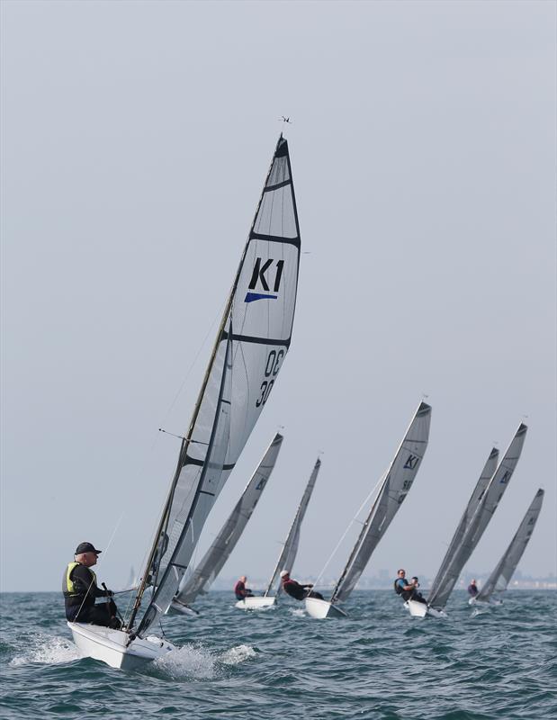 K1 Nationals at Shoreham photo copyright Warwick Baker / www.warwickpics.com taken at Shoreham Sailing Club and featuring the K1 class