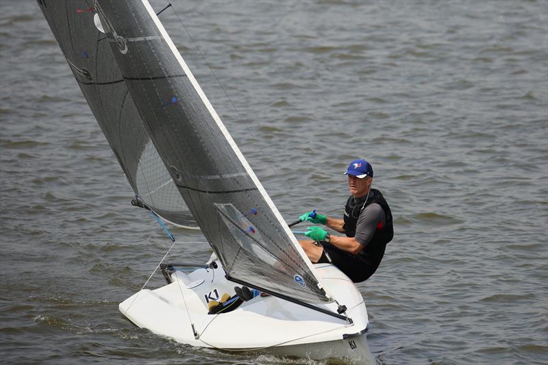 Duncan Madin, K1 winner in the Oulton Broad Phantom, K1 and Streaker open - photo © Karen Langston