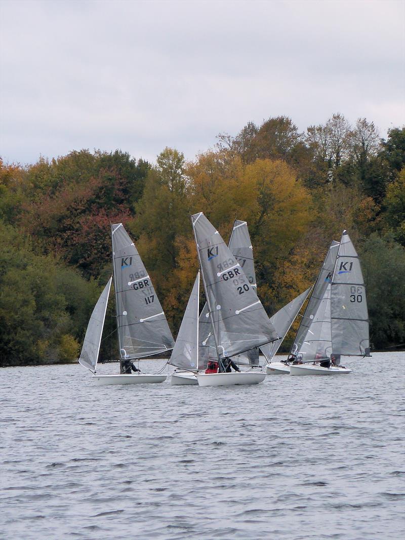 K1s at Broxbourne photo copyright Siobhan Laming taken at Broxbourne Sailing Club and featuring the K1 class