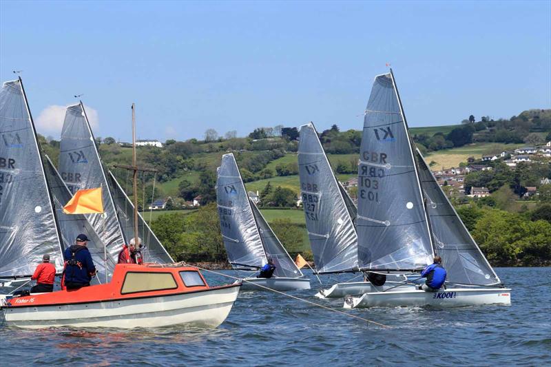 K1 Travellers at Teign Corinthian photo copyright Heather Davies taken at Teign Corinthian Yacht Club and featuring the K1 class