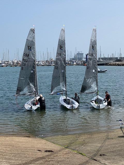 K1 Nationals at the WPNSA photo copyright Hilary King taken at Weymouth & Portland Sailing Academy and featuring the K1 class