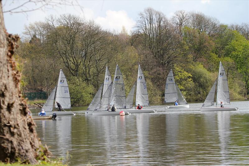 K1s at Olton Mere photo copyright Sue Butler, Olton Mere SC taken at Olton Mere Sailing Club and featuring the K1 class
