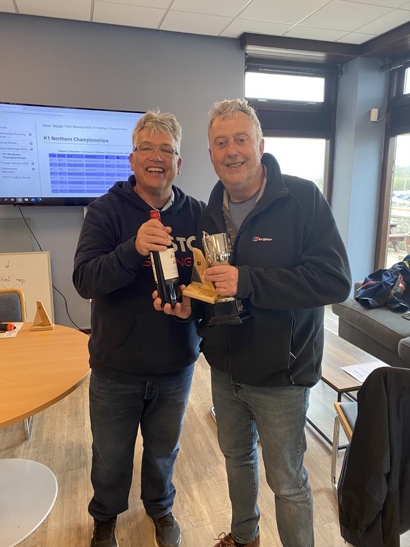 Richard Sims wins the K1 Northern Area Championship at Carsington photo copyright Jason King taken at Carsington Sailing Club and featuring the K1 class