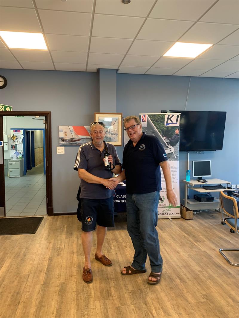 Richard Sims finishes 2nd overall at the Carsington K1 Open photo copyright Suzanne King taken at Carsington Sailing Club and featuring the K1 class