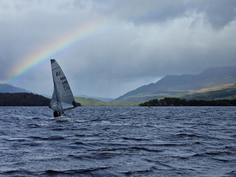 K1 Scottish Nationals at Loch Lomond photo copyright Simon Cormack taken at Loch Lomond Sailing Club and featuring the K1 class