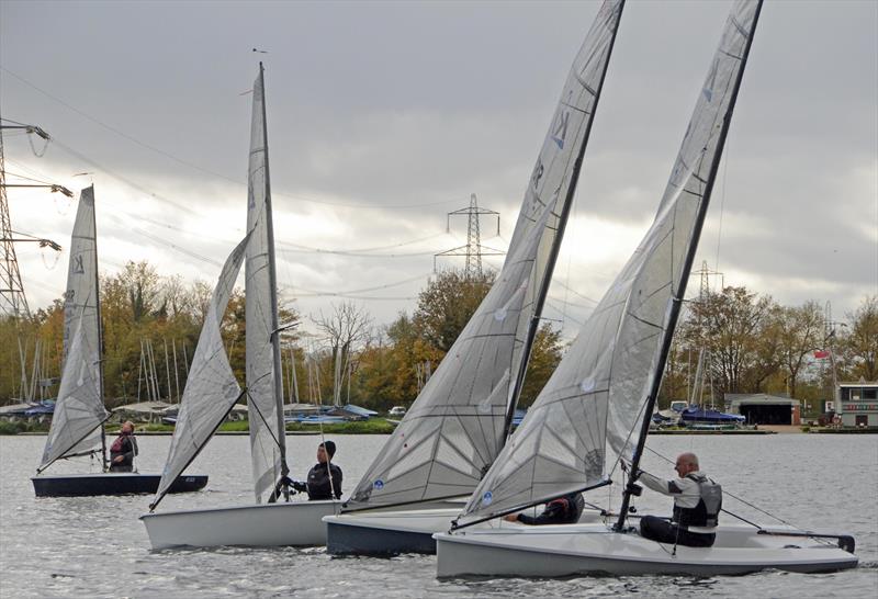 Broxbourne K1 Open photo copyright Pip Hudson taken at Broxbourne Sailing Club and featuring the K1 class