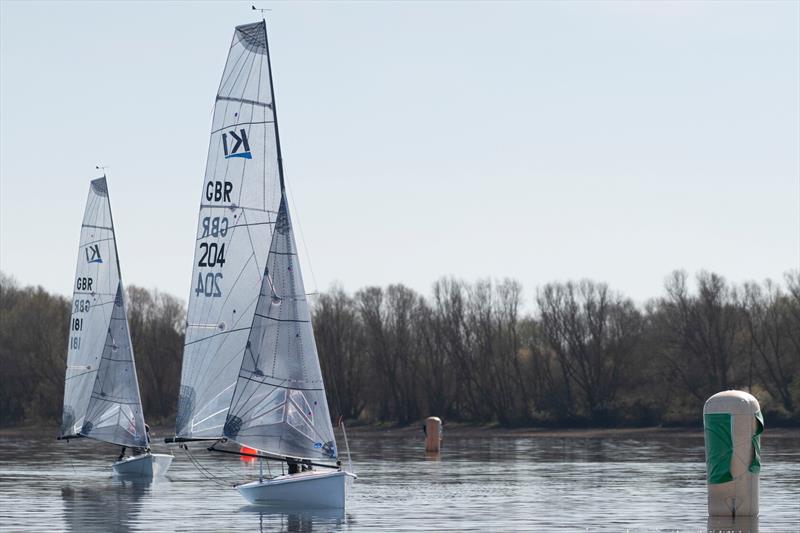 K1 class in the Ovington Inland Championships at Grafham photo copyright Paul Sanwell / OPP taken at Grafham Water Sailing Club and featuring the K1 class