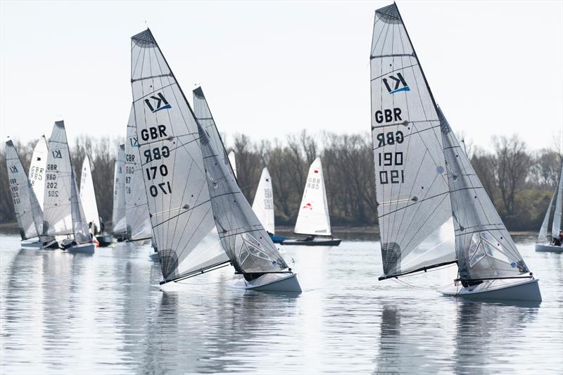 K1 class in the Ovington Inland Championships at Grafham photo copyright Paul Sanwell / OPP taken at Grafham Water Sailing Club and featuring the K1 class
