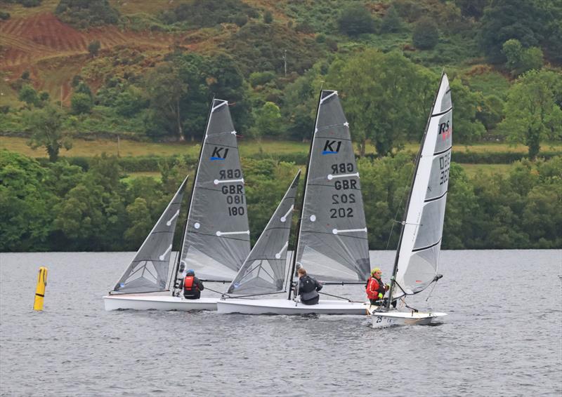 K1s at the Bala Lake August Regatta photo copyright John Hunter taken at Bala Sailing Club and featuring the K1 class