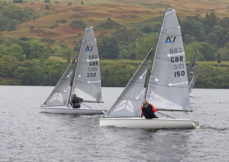 K1s at the Bala Lake August Regatta photo copyright John Hunter taken at Bala Sailing Club and featuring the K1 class