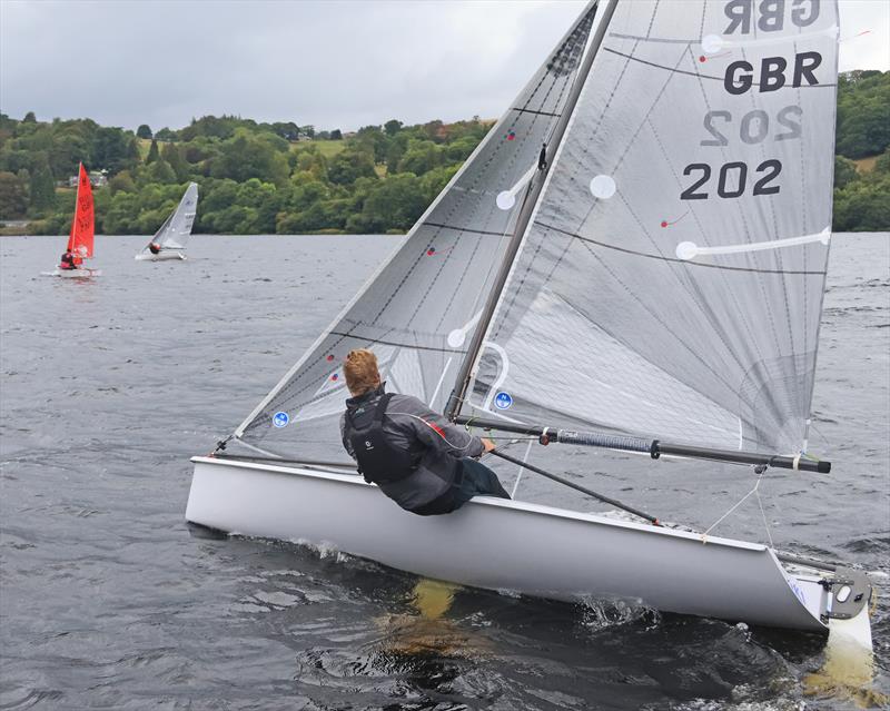 K1s at the Bala Lake August Regatta photo copyright John Hunter taken at Bala Sailing Club and featuring the K1 class