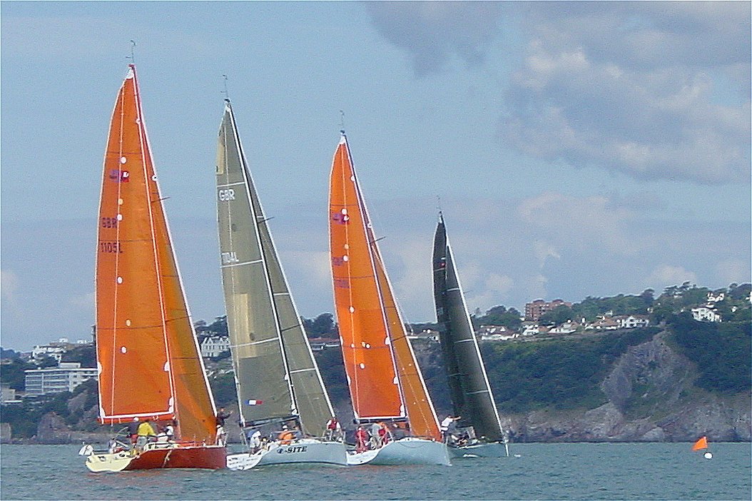 Action from the Ker 11.3 Nationals at Torbay photo copyright Philip Crebbin taken at Royal Torbay Yacht Club and featuring the Ker 11.3 class