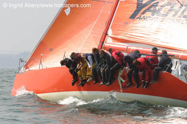 Action from Skandia Cowes Week 2004 photo copyright Ingrid Abery / www.hotcapers.com taken at Cowes Combined Clubs and featuring the Ker 11.3 class