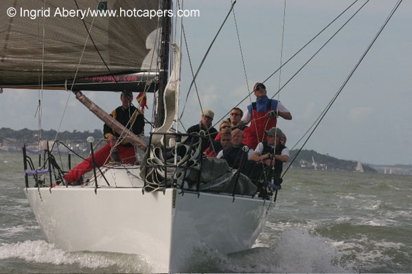 Action from the Ker 11.3 nationals in the Solent photo copyright Ingrid Abery / www.hotcapers.com taken at Royal Thames Yacht Club and featuring the Ker 11.3 class