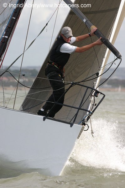 Action from the Ker 11.3 nationals in the Solent photo copyright Ingrid Abery / www.hotcapers.com taken at Royal Thames Yacht Club and featuring the Ker 11.3 class