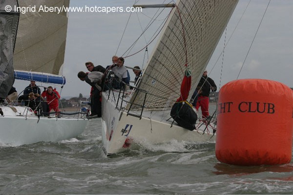 Action from the Ker 11.3 nationals in the Solent photo copyright Ingrid Abery / www.hotcapers.com taken at Royal Thames Yacht Club and featuring the Ker 11.3 class