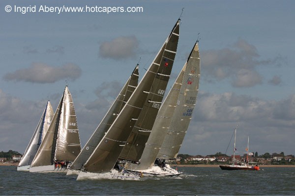 Action from the Ker 11.3 nationals in the Solent photo copyright Ingrid Abery / www.hotcapers.com taken at Royal Thames Yacht Club and featuring the Ker 11.3 class