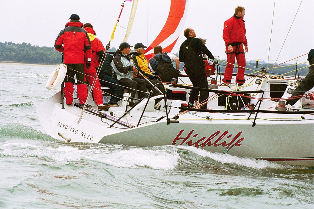 Highlife is the fastest Ker 11.3 on the water (2nd on TCC) in the Round the Island race photo copyright Eddie Mays taken at  and featuring the Ker 11.3 class